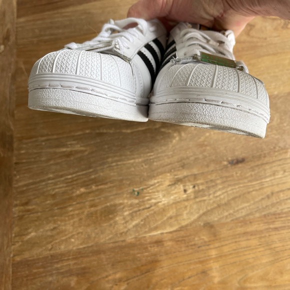 COPY - Size 8.5 - adidas Superstar White Black 2014 Rare Snoop Dogg Bush - Picture 4 of 13